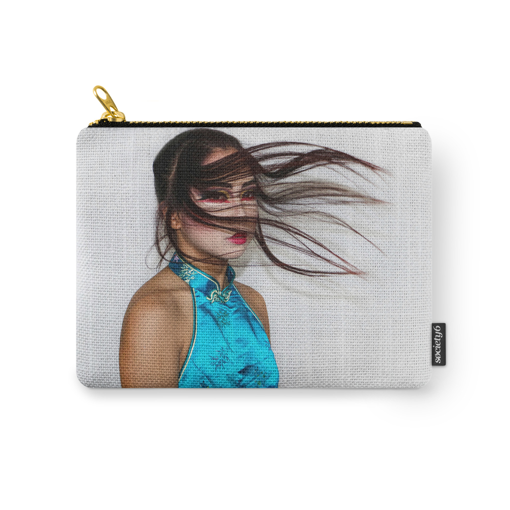 Geisha Princess Warrior Carry-All Pouch by jooliahello