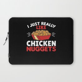 I Really Like Chicken Nuggets Laptop Sleeve