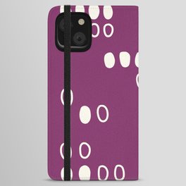 Spots pattern composition 9 iPhone Wallet Case