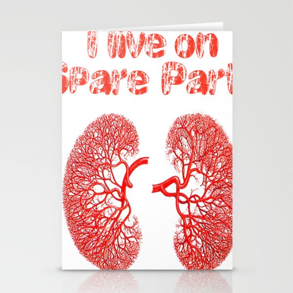 kidney spare parts Stationery Cards