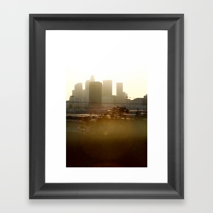 LA sunshine Framed Art Print