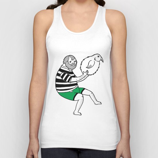On the strange and controversial topic of bird bowling Unisex Tank Top