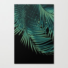 Palm Leaves Green Vibes #5 #tropical #decor #art #society6 Canvas Print