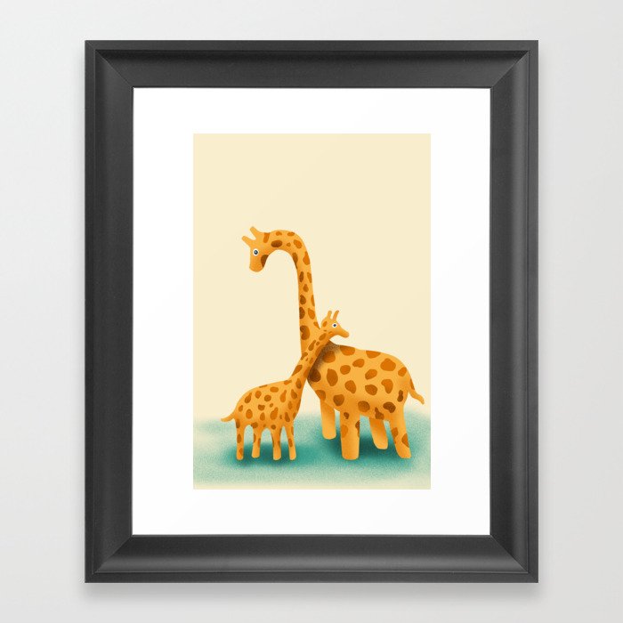 Giraffes Framed Art Print