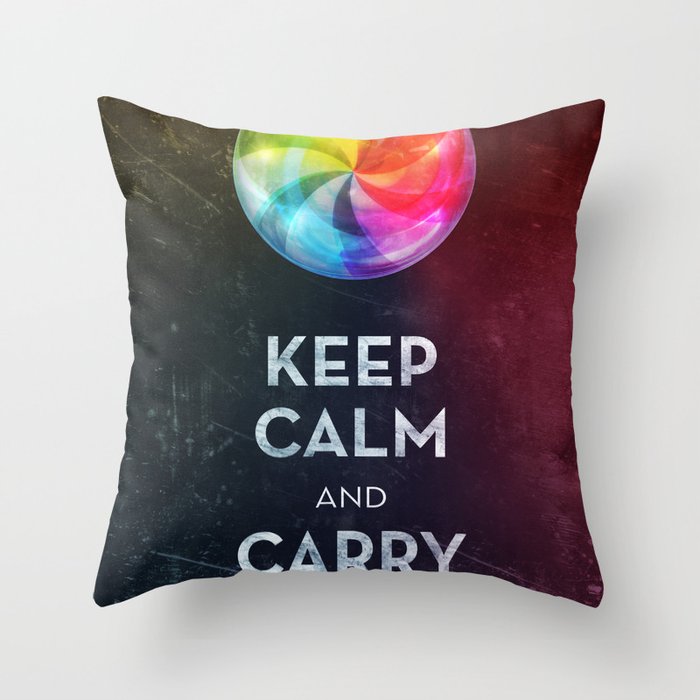 Keep Calm Throw Pillow