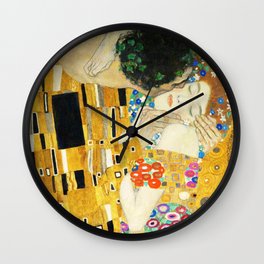 Gustav Klimt The Kiss Wall Clock