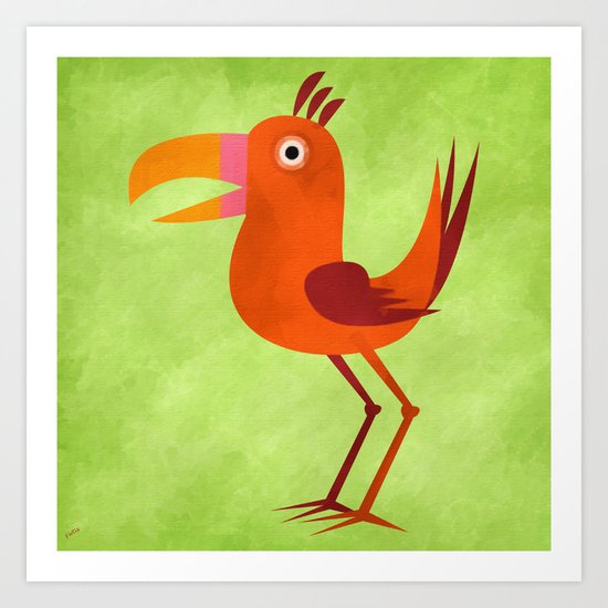 The Tiki Bird Art Print