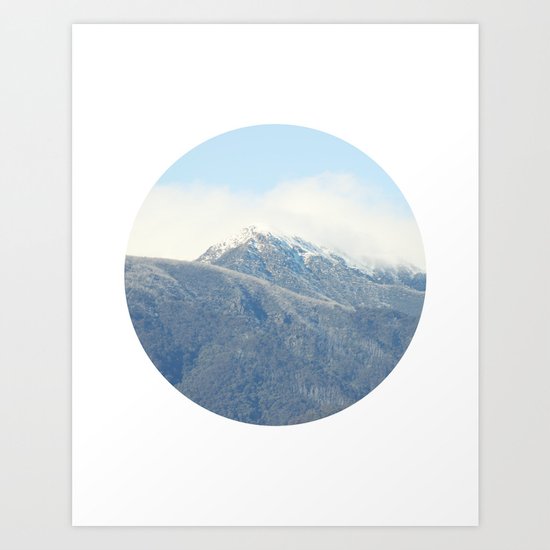 the mountain Art Print