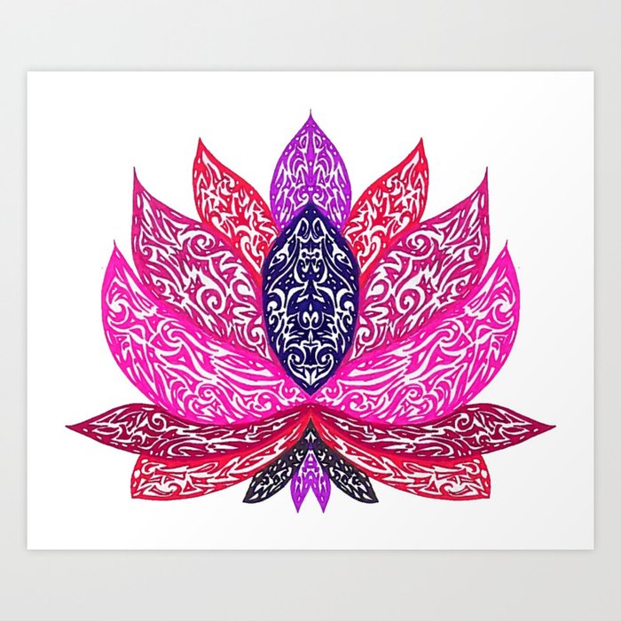 Dawn Lotus Art Print