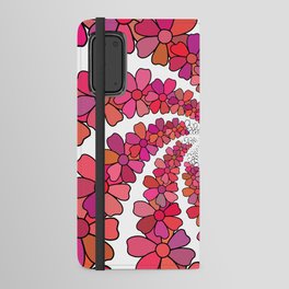 PINK Flower Kaleidoscope Android Wallet Case