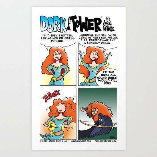 Brave Shot Art Print