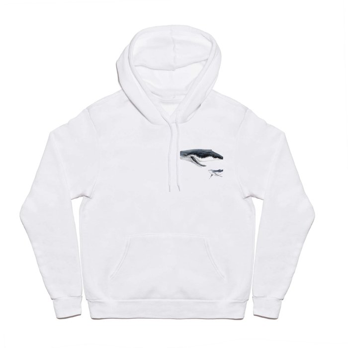 Humpback whale mother and humpback whale baby Hoody