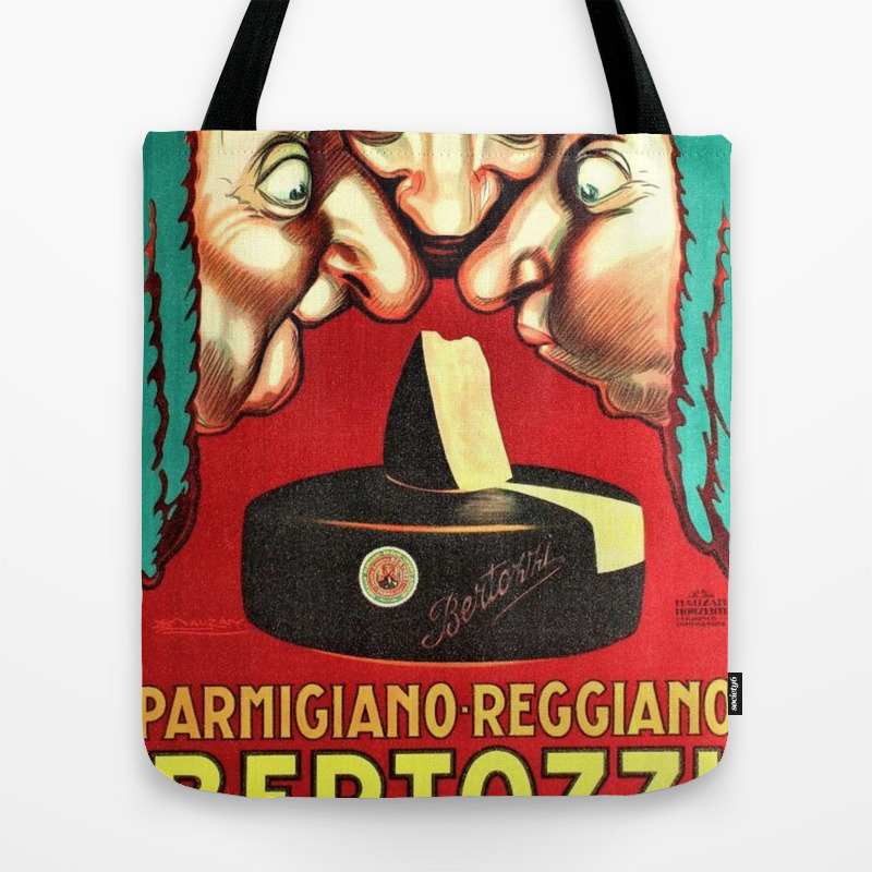 Vintage Parmigiano Reggiano Bertozzi Cheese Advertisement Wall Art