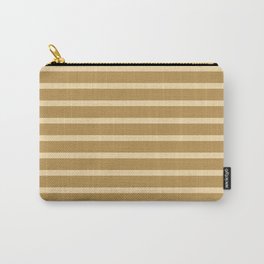 Maple Syrup and Peach Stripes Carry-All Pouch | Graphicdesign, Plain, Pattern, Peach, Simple, Minimalist, Stripespattern, Stripe, Stripes, Colorful 