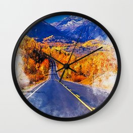Colorado Highway Wall Clock