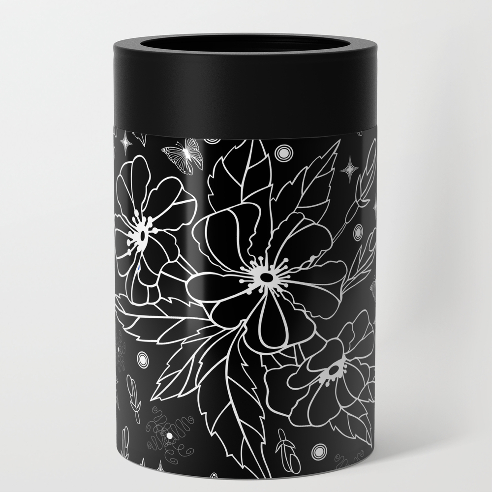 Floral Pattern Can Cooler by angelinna