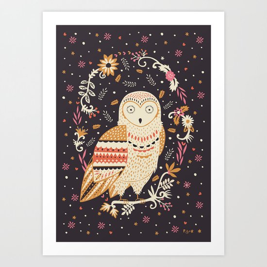 Snowy Owl Art Print