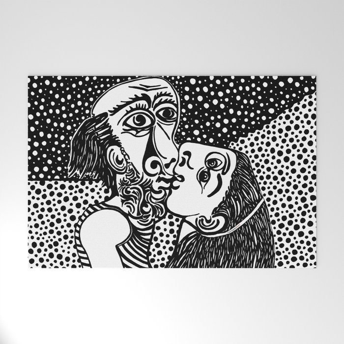 Picasso - The kiss Welcome Mat