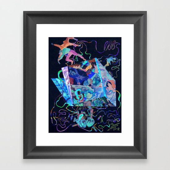 Enemies Are Killing Me "Slow" Framed Art Print