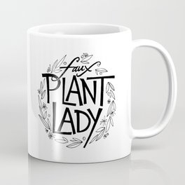 Faux Plant Lady Coffee Mug