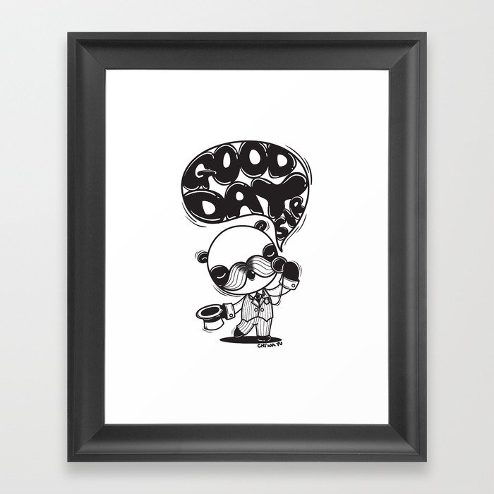 Mr. Euro-Panda Framed Art Print