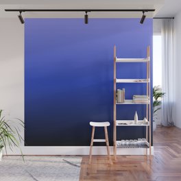 OMBRE BLUE & BLACK COLOR Wall Mural