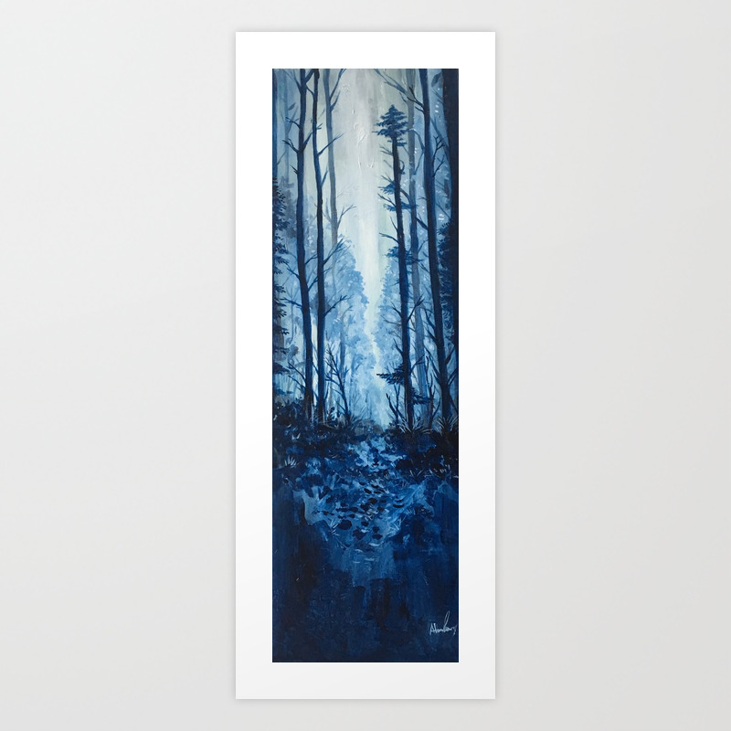 Midnight Forest Art Print By Alanapancyr Society6