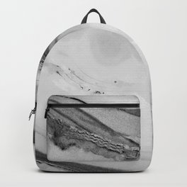 Monochromatic Marbled B Backpack