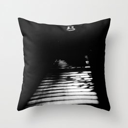 Silhouette Tune in Repose Throw Pillow