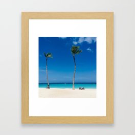 Lazy Palms Framed Art Print