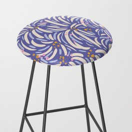 Powerful and floral pattern Bar Stool
