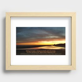 Watch What's Happening Now! Recessed Framed Print