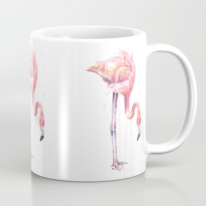 Flamingo Painting Watercolor Coffee Mug By Olechka Society6