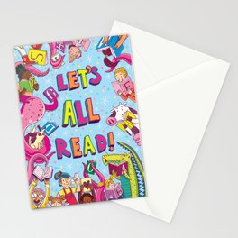 Let's All Read! Stationery Cards