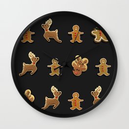 Ginger Bread Man Reinders Rudolf Cookies Chocolates Box Wall Clock