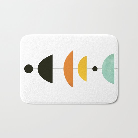Mid Century Art Bath Mat