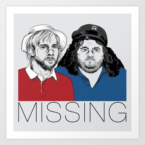 Missing Art Print
