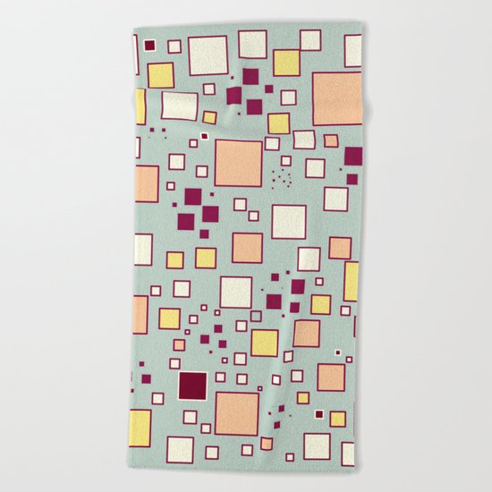 Squares Beach Towel