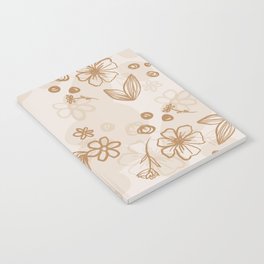 Abstract floral pattern Notebook