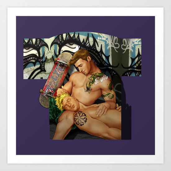Punks Art Print