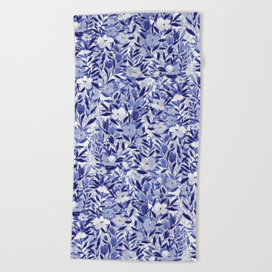 Nonchalant Indigo Beach Towel