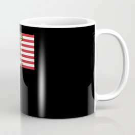 Medieval Weapon American Flag Plague Doctor Coffee Mug