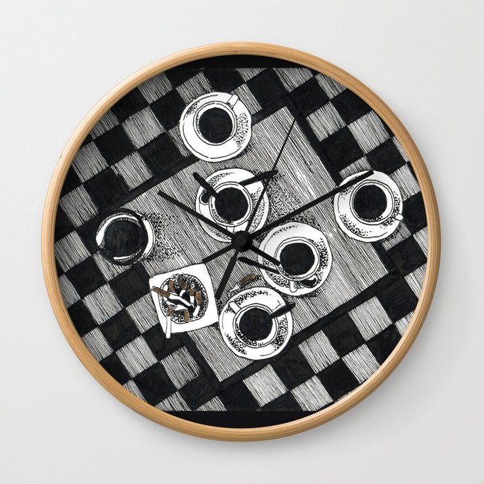 Coffee and Cigarettes Wall Clock