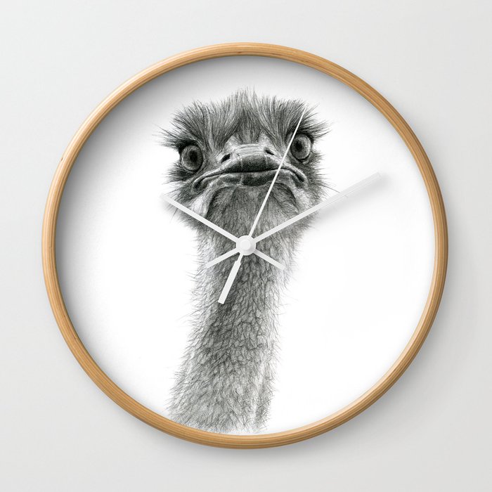Cute Ostrich SK053 Wall Clock