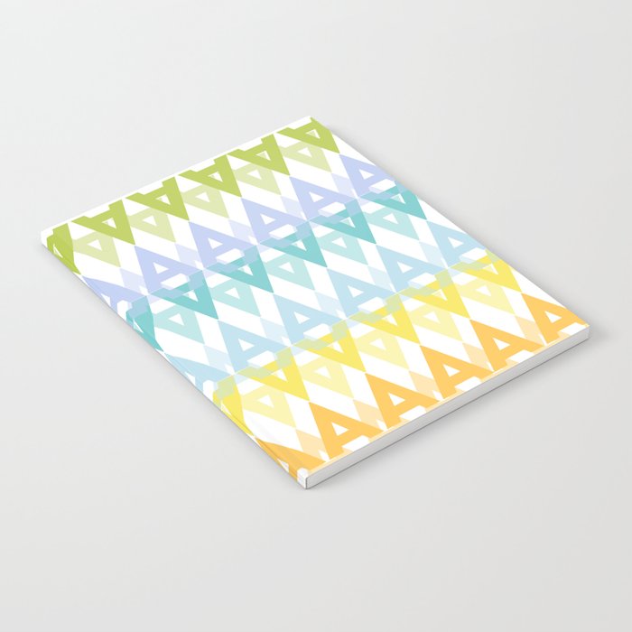 Spring summer fresh color letter pattern  Notebook