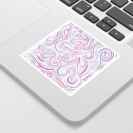 Swirl Explosion Sticker