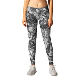 Silver Foil Modern Collection Leggings