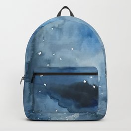 Night Tide Watercolor Backpack