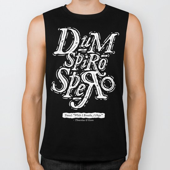 Dum Spiro Spero Biker Tank