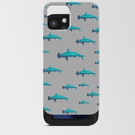 Hammerhead shark pattern (shark city 2) iPhone Card Case